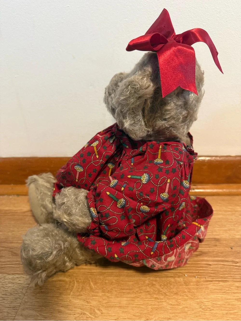 Vintage Ganz 1998 Cottage Collectables Becca Christmas Teddy Bear